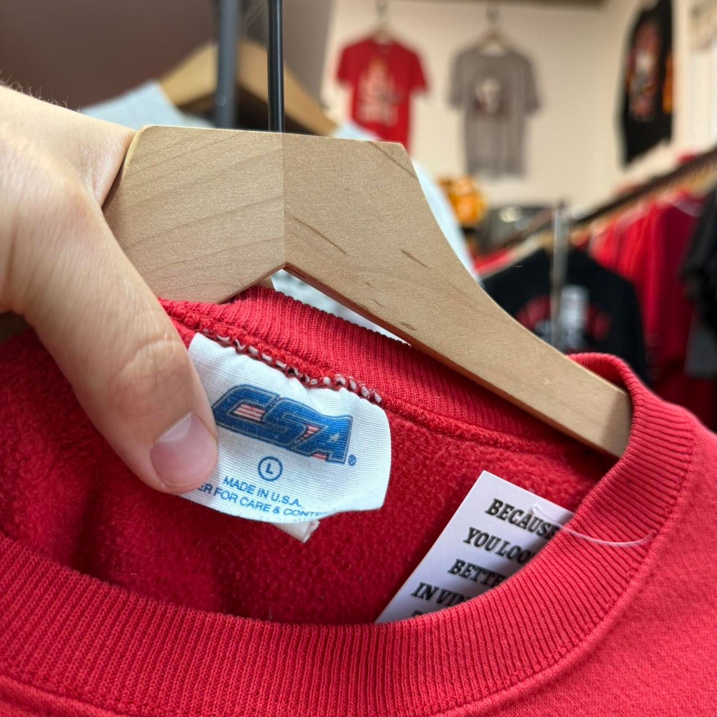 Vintage 90s Nebraska Huskers Helmet National Champions Crewneck - Large