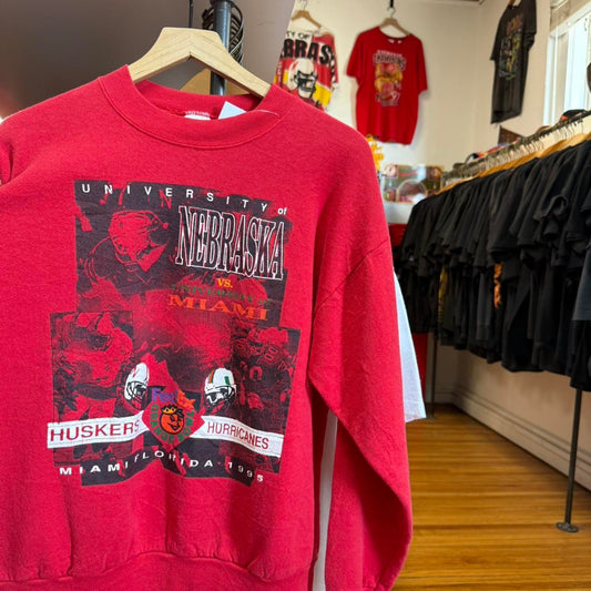 Vintage 90s Nebraska Huskers Orange Bowl Crewneck
