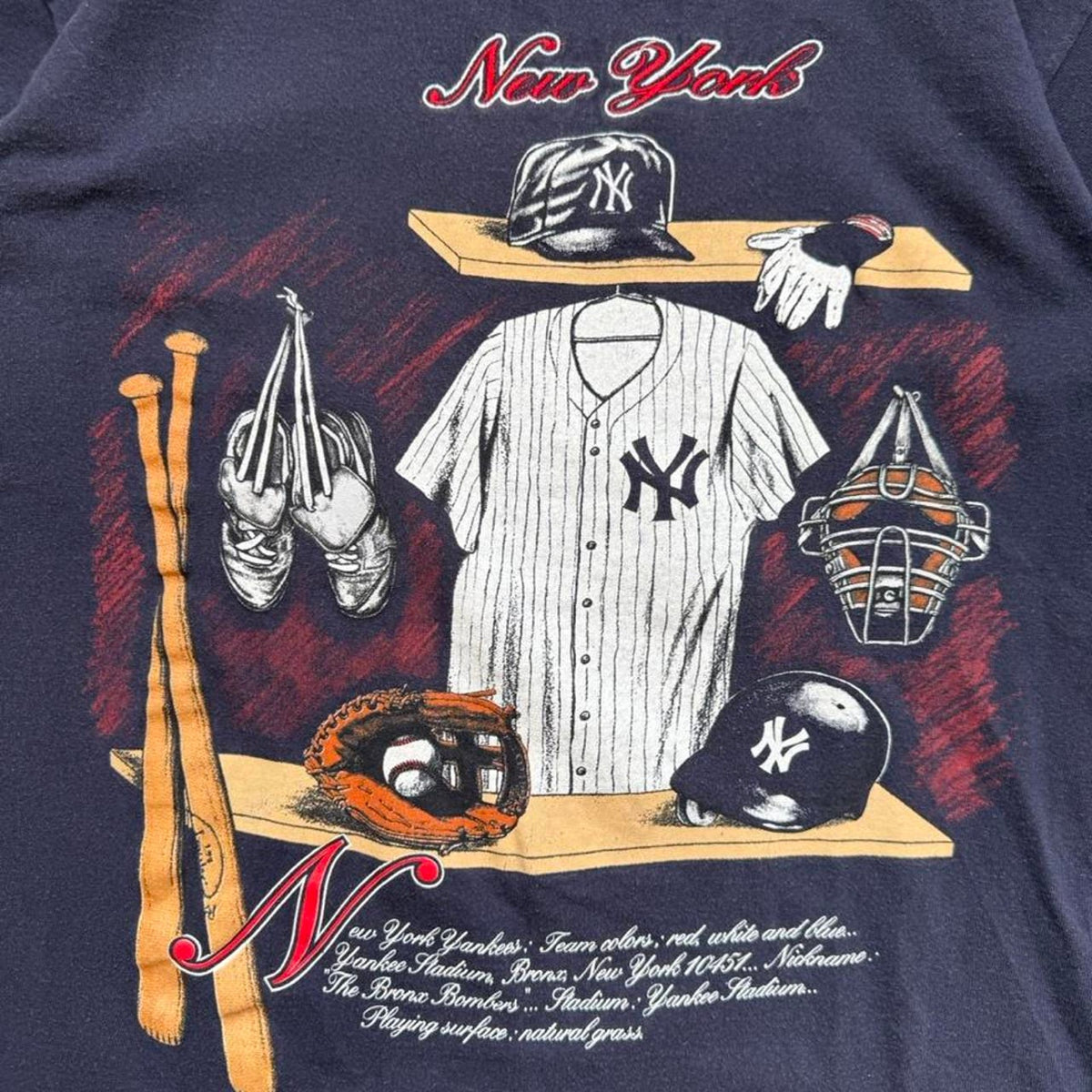 Vintage 90s New York Yankees MLB Baseball T-Shirt - Large