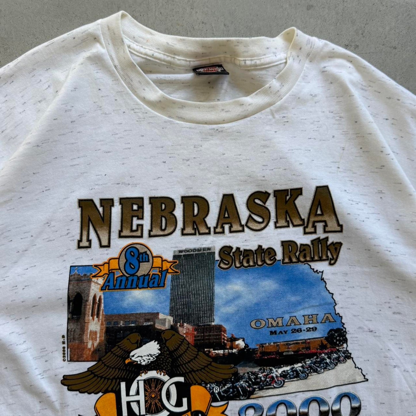 Vintage 2000 Harley Davidson Motorcycles State Rally Biker T-Shirt - XX-Large