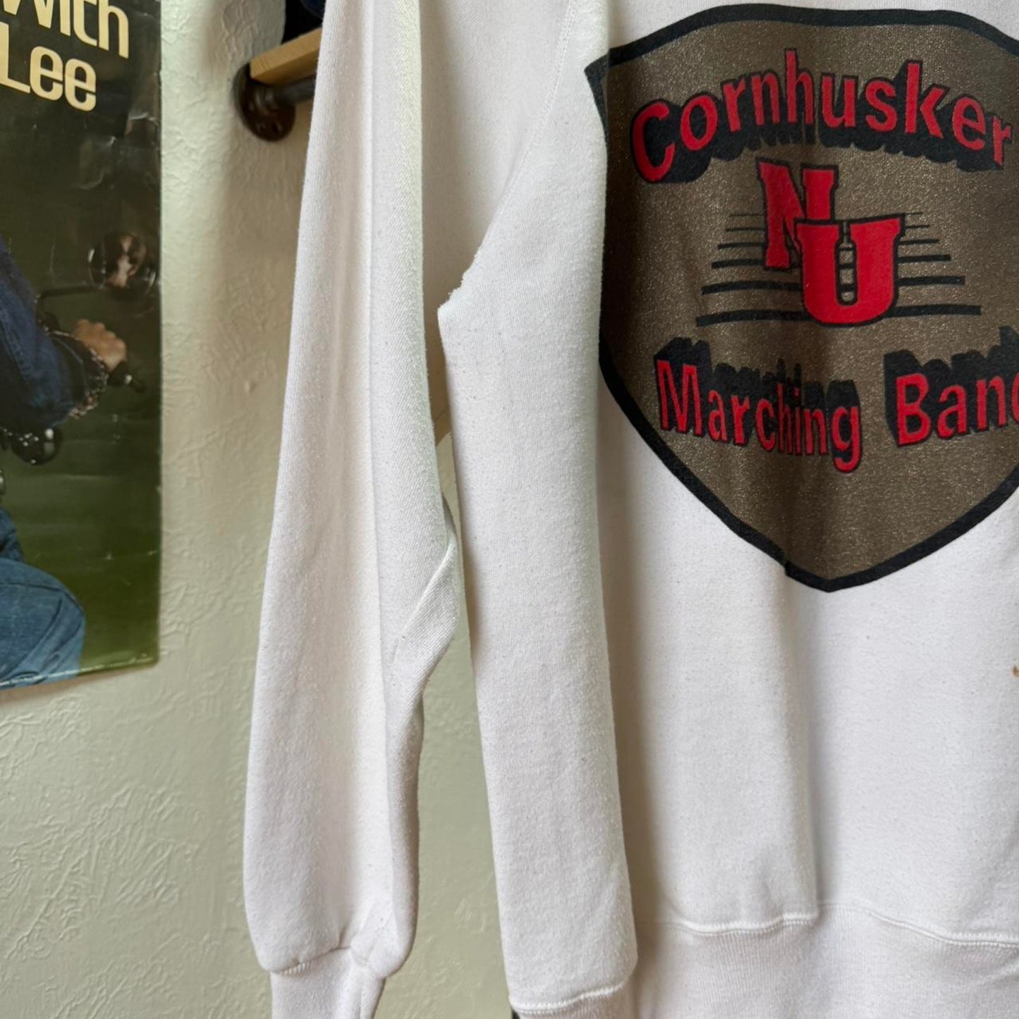 Vintage 90s Nebraska Marching Band Crewneck - Large