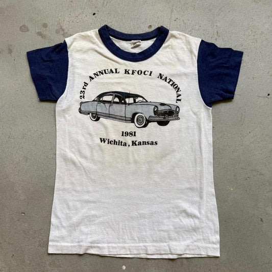 Vintage 1981 Wichita Kansas Car Show T-Shirt - Large 14-16