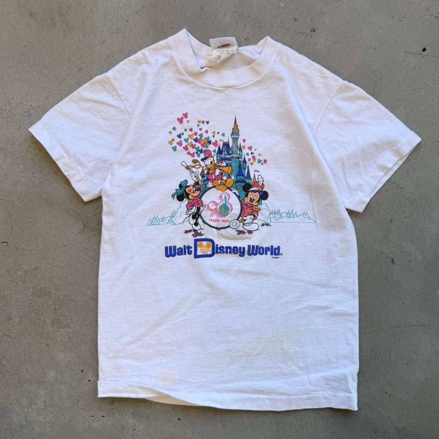 Vintage 90s Walt Disney World Mickey Mouse T-Shirt - Kids 10-12