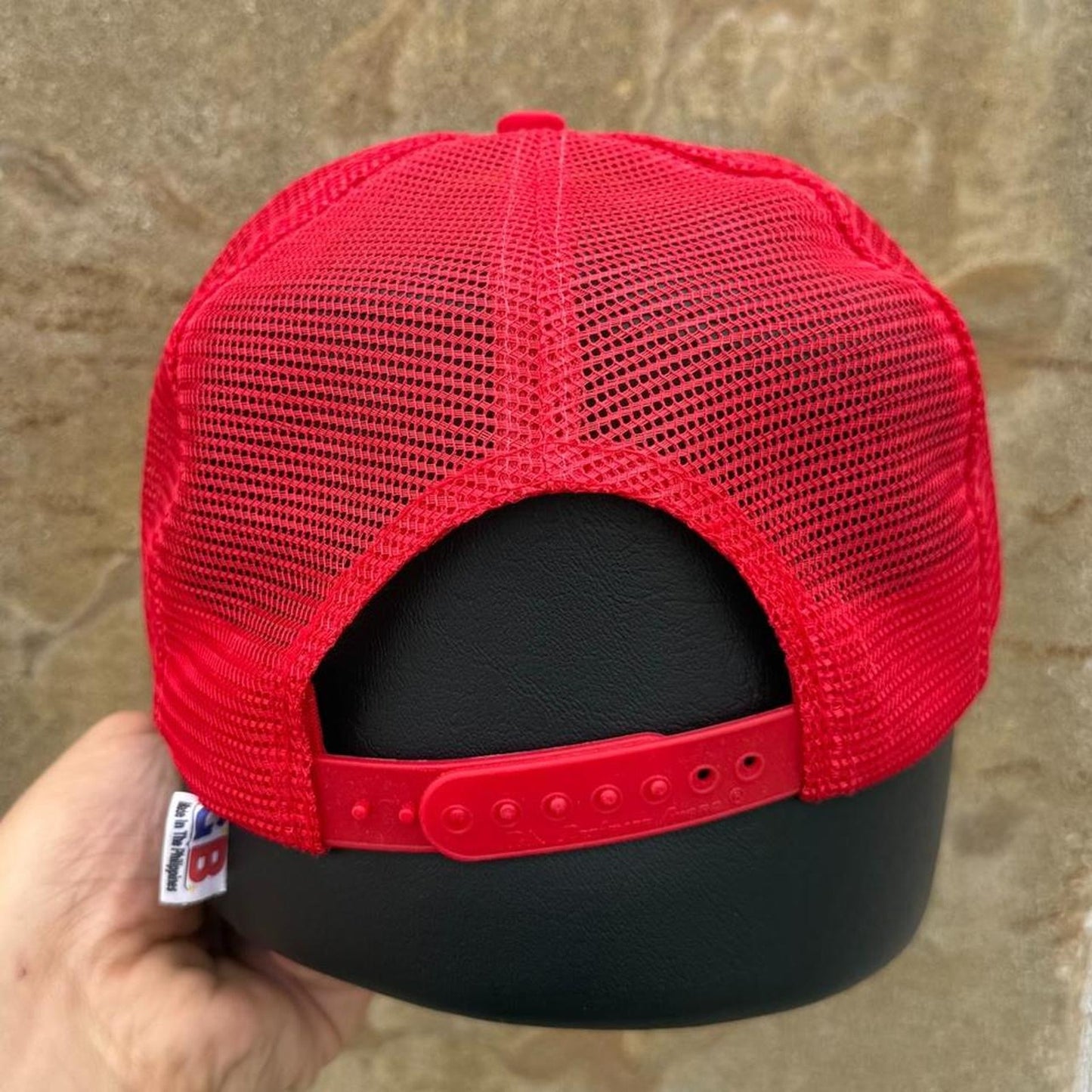 Vintage 80s Brown Transfer Co Trucking Cap