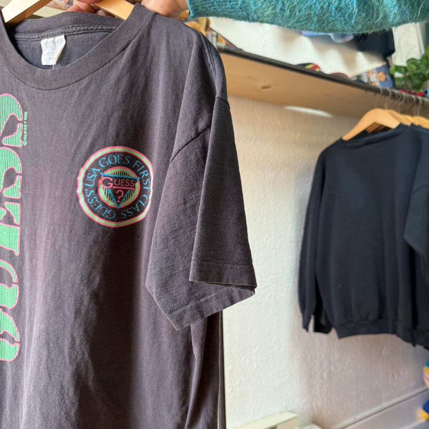 Vintage 90s Faded Guess Jeans T-Shirt - OSFA