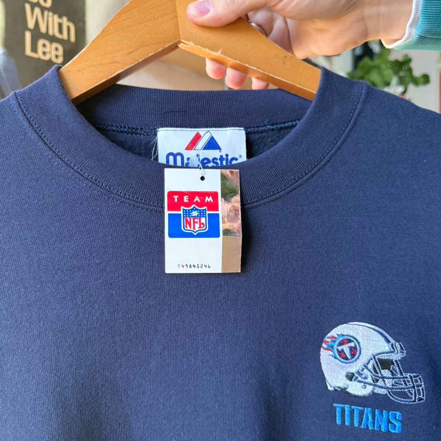 Vintage 90s Tennessee Titans NFL Football Crewneck - Large