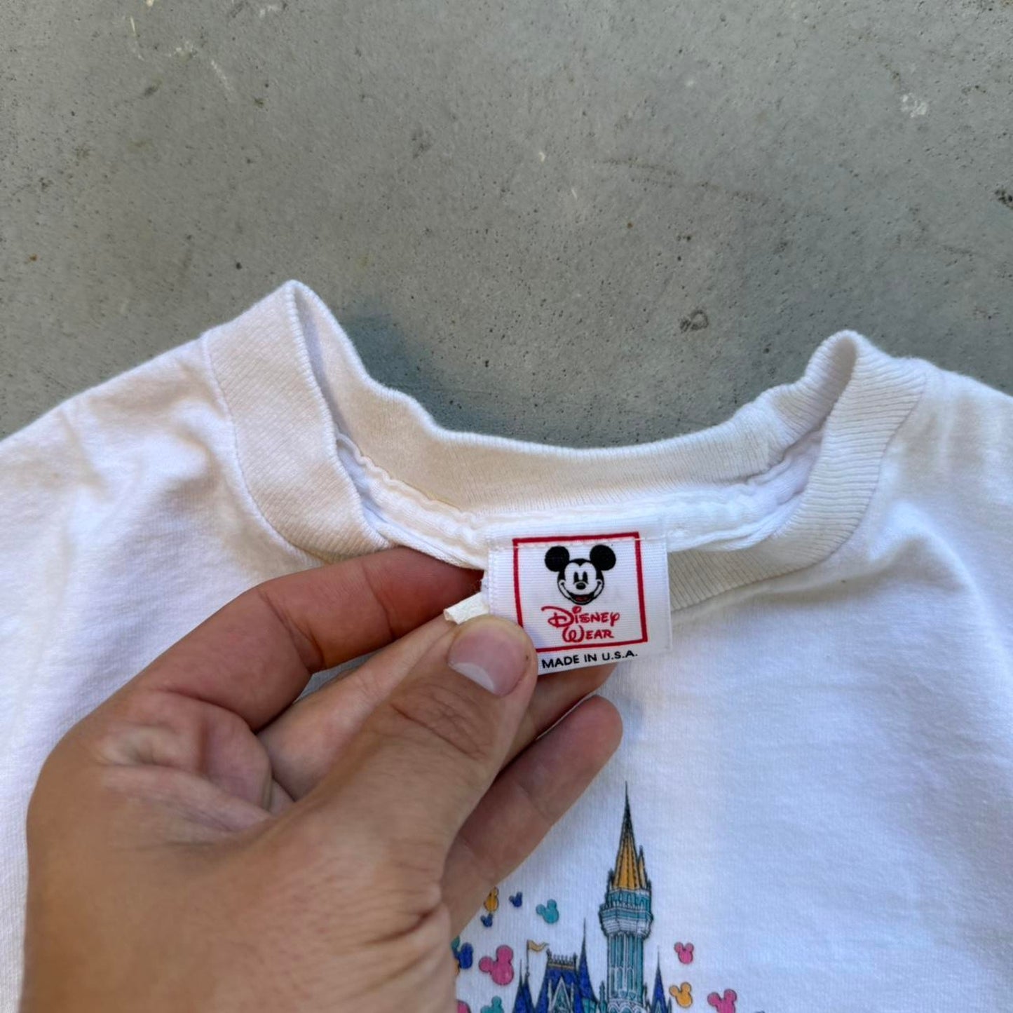 Vintage 90s Walt Disney World Mickey Mouse T-Shirt - Kids 10-12