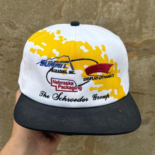 Vintage 90s Schroeder Group Splash Snapback