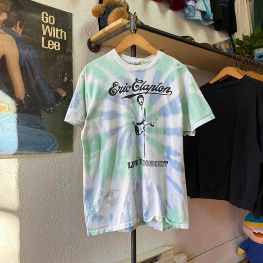Vintage 1992 Eric Clapton Tie Dye Live in Concert T-Shirt - X-Large