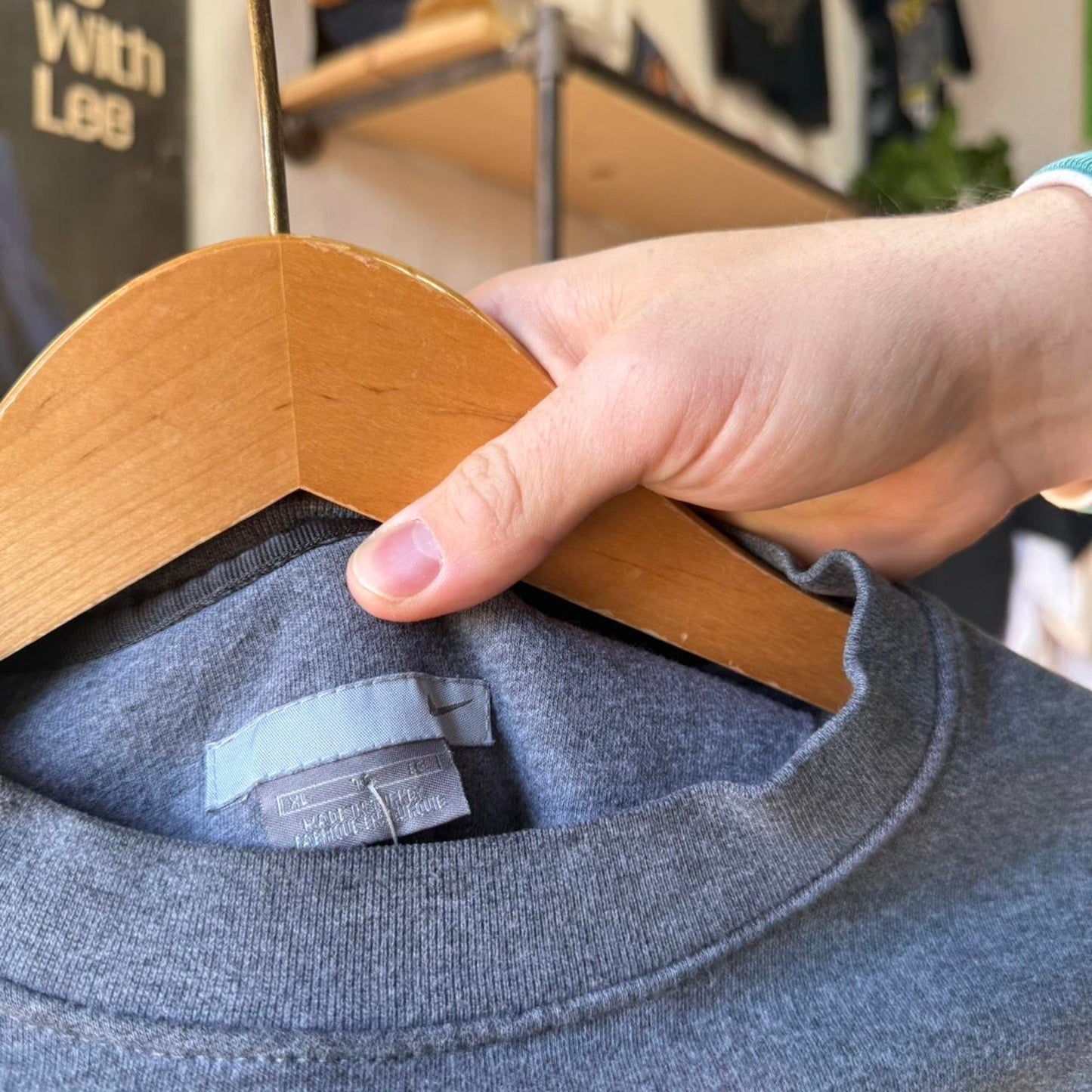 Vintage 90s Nike Side Swoosh Crewneck - X-Large