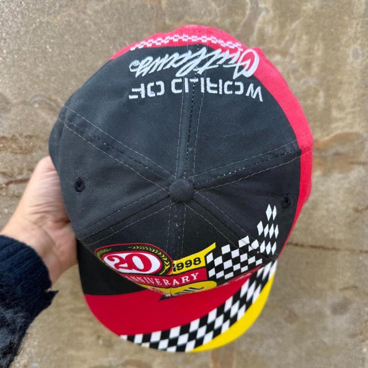 Vintage 1998 World Of Outlaws Pennzoil Racing Snapback