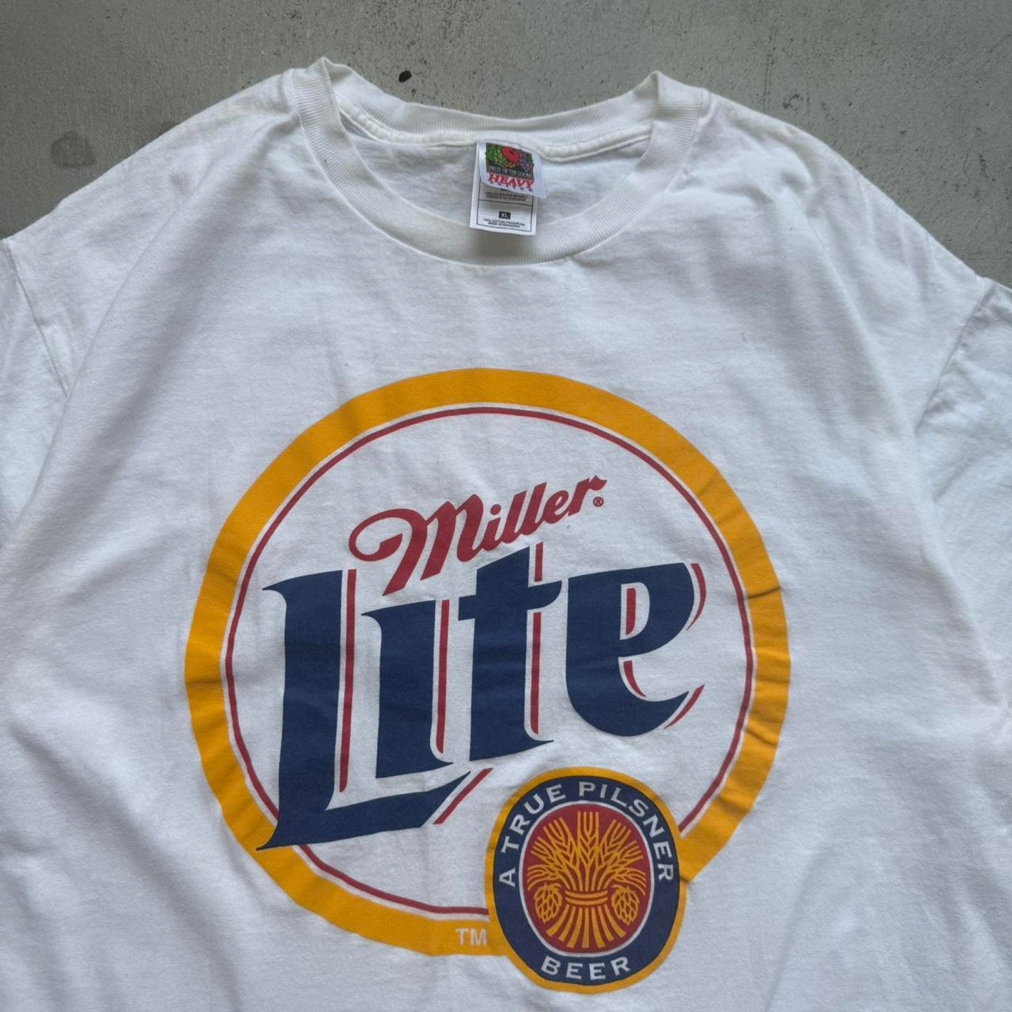 Vintage 90s Miller Liter Beer Alcohol Promo T-Shirt - X-Large