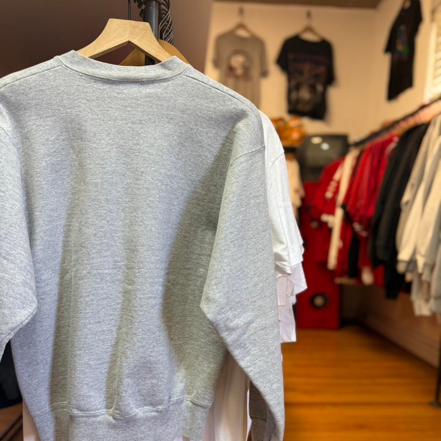 Vintage 90s Nebraska Huskers Embroidered Crewneck - Medium