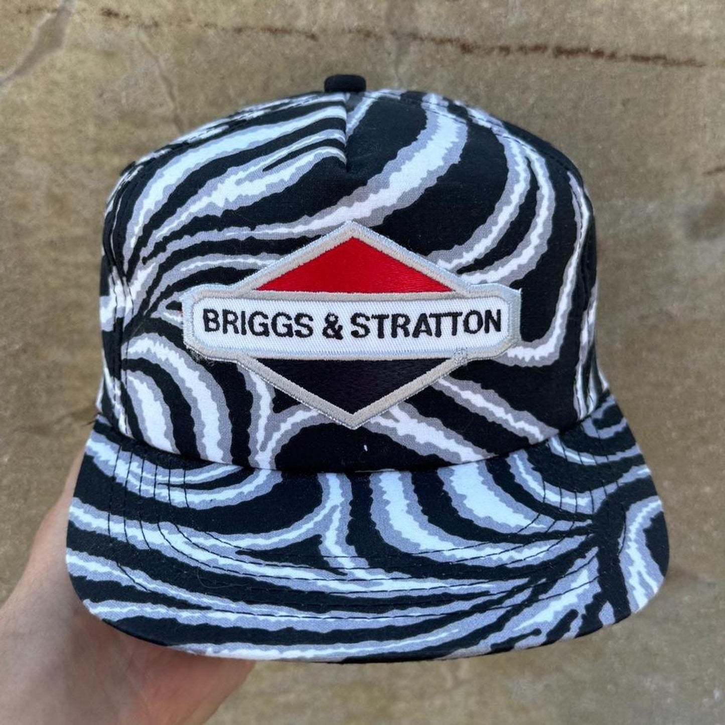 Vintage 90s Briggs & Stratton Zubaz K Products Snapback