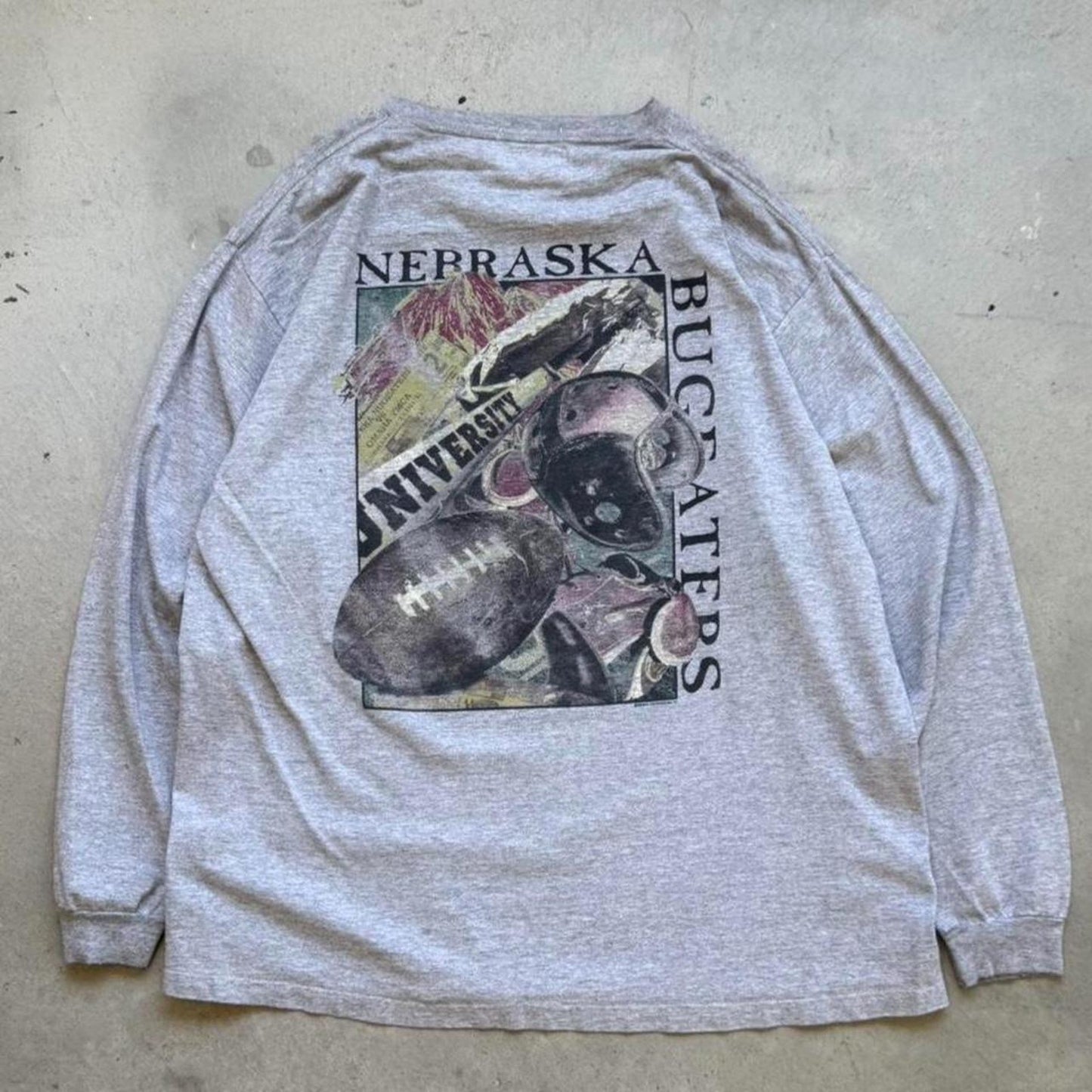 Vintage 90s Nebraska Bugeaters Huskers T-Shirt - X-Large