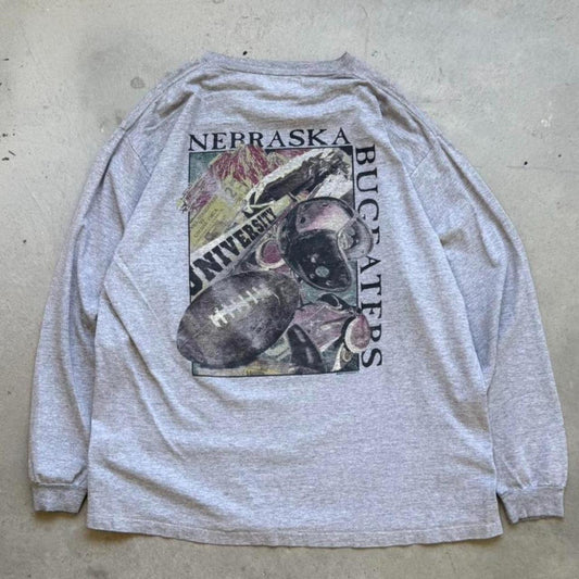 Vintage 90s Nebraska Bugeaters Huskers T-Shirt - X-Large