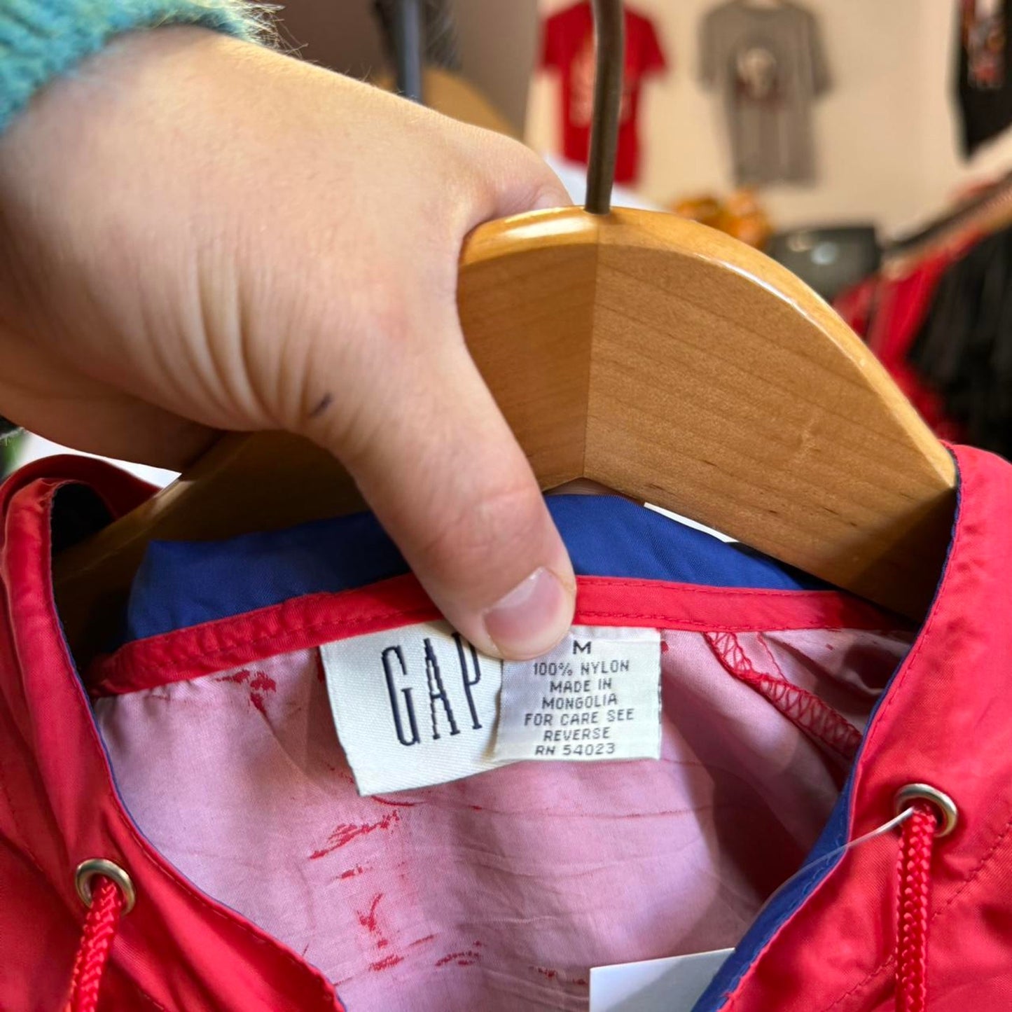 Vintage 90s GAP Windbreaker Jacket - Medium