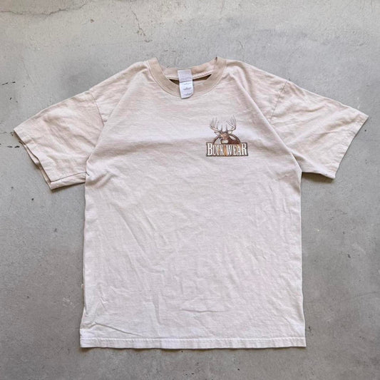 Vintage Y2K Hunter Vegetarian Humor Hunting T-Shirt - Large