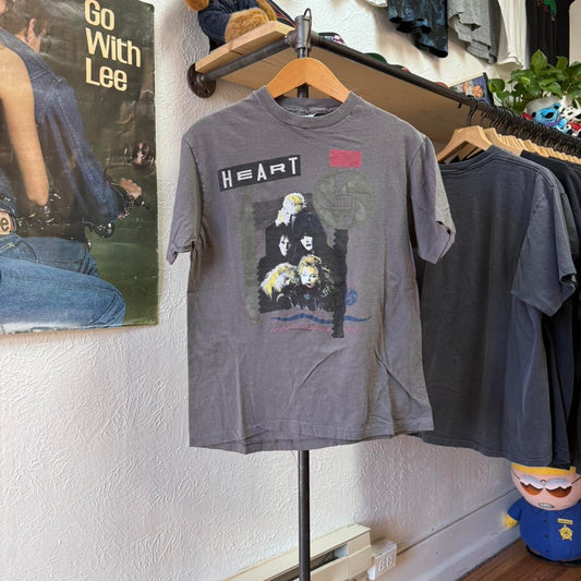 Vintage 80s Heart Bad Animals Tour Band T-Shirt - Large