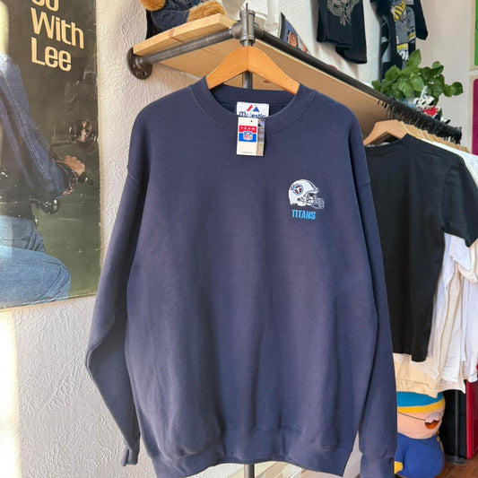 Vintage 90s Tennessee Titans NFL Football Crewneck - Large
