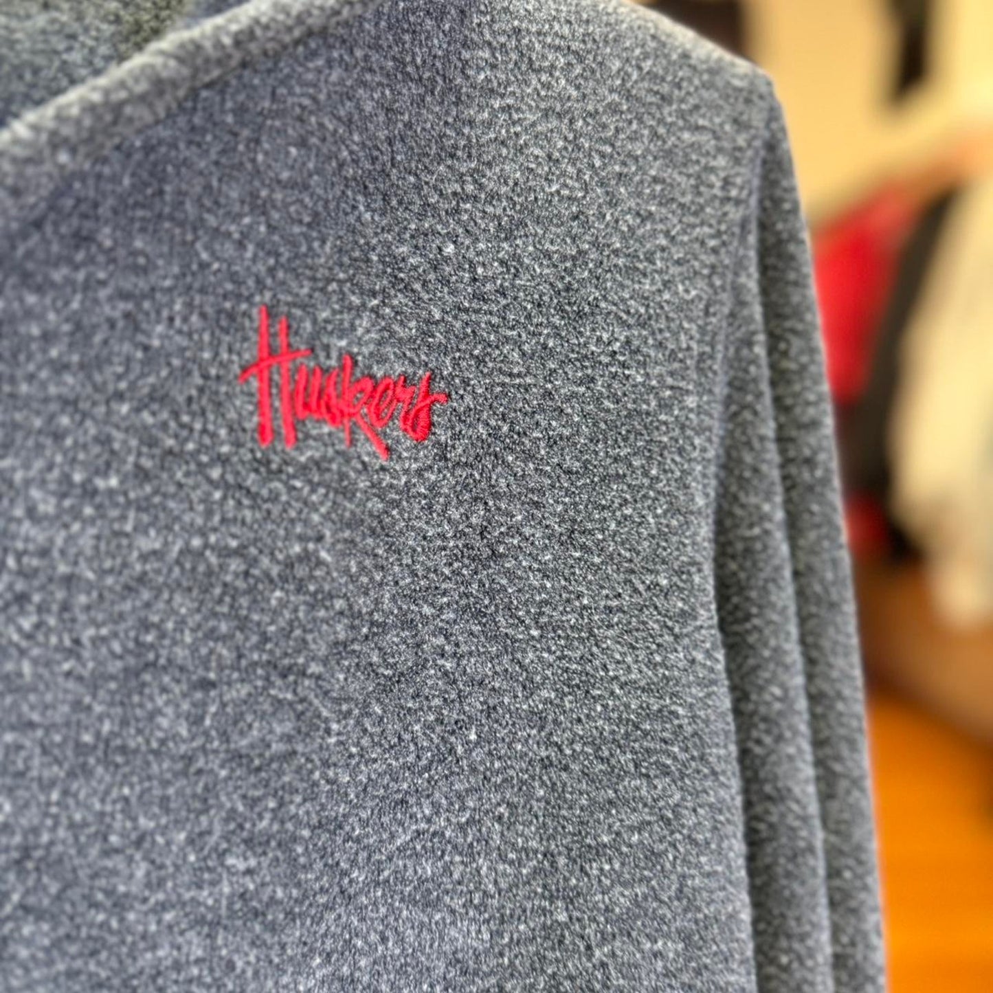 Vintage 90s Nebraska Huskers Embroidered Fleece - XX-Large