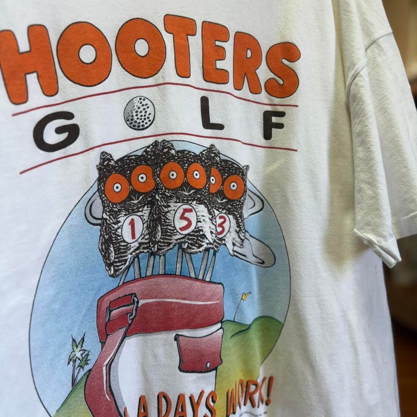 Vintage 90s Hooters Golf Golfing Parody T-Shirt - XX-Large