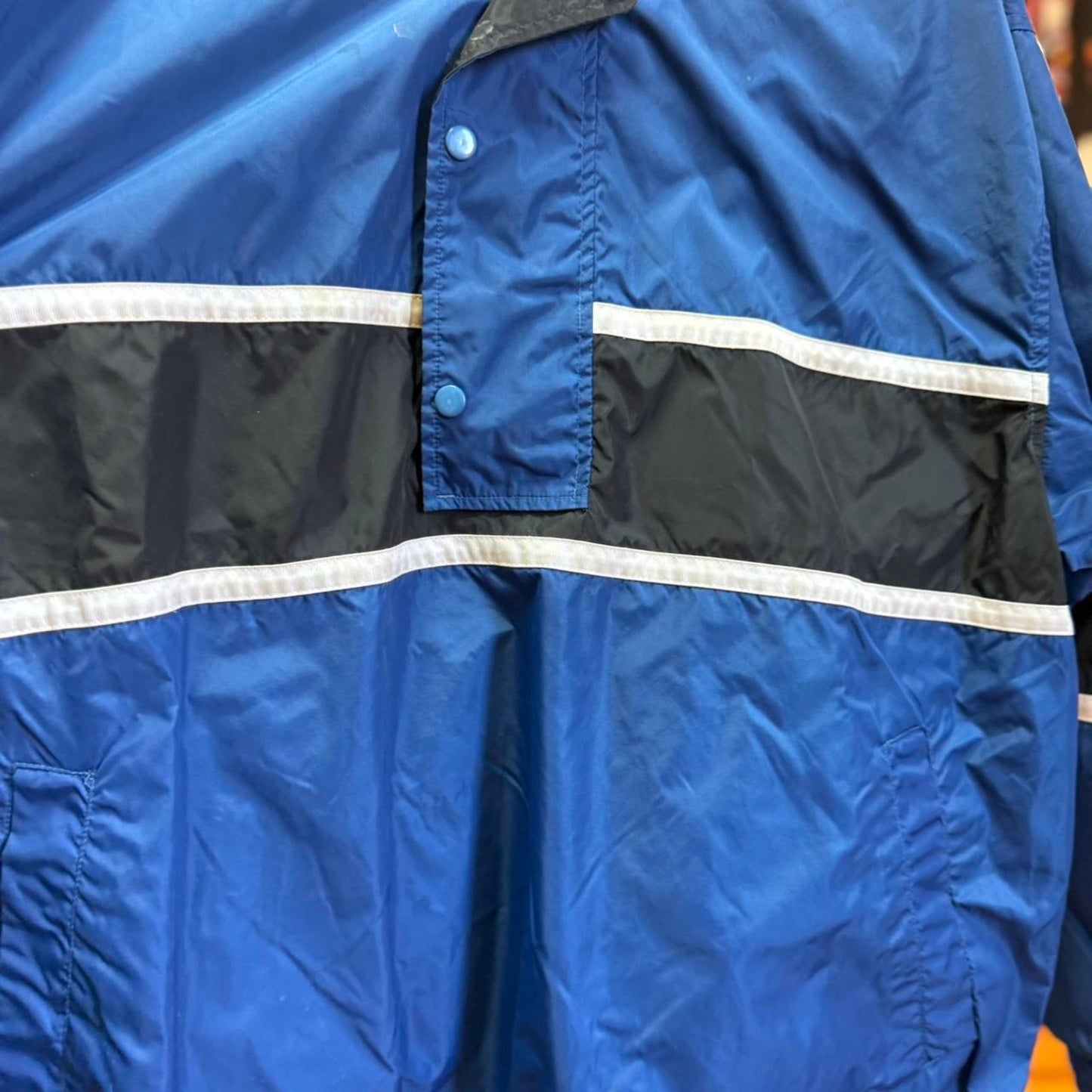 Vintage 90s Nike Swoosh Check Windbreaker Jacket - Large