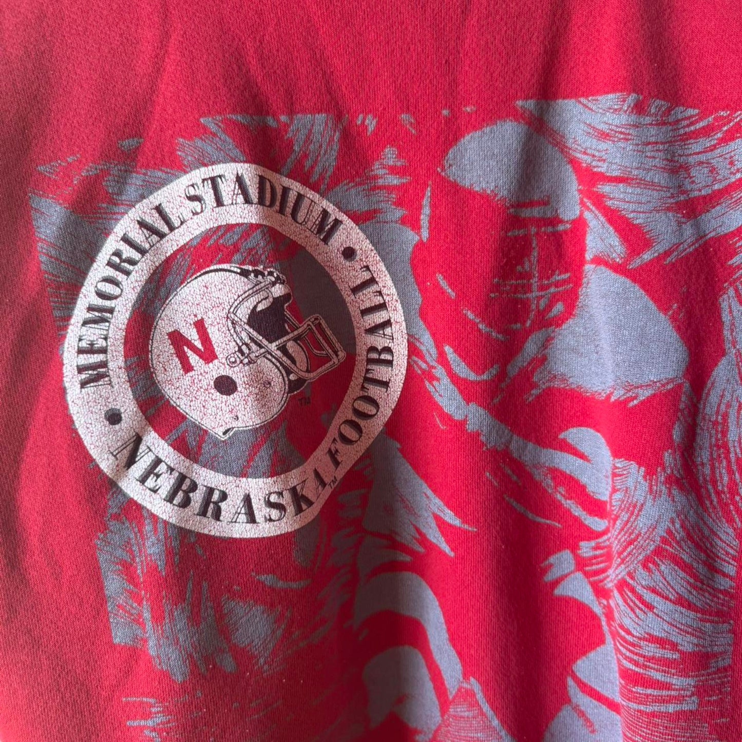 Vintage 90s Nebraska Huskers Players Crewneck - Large