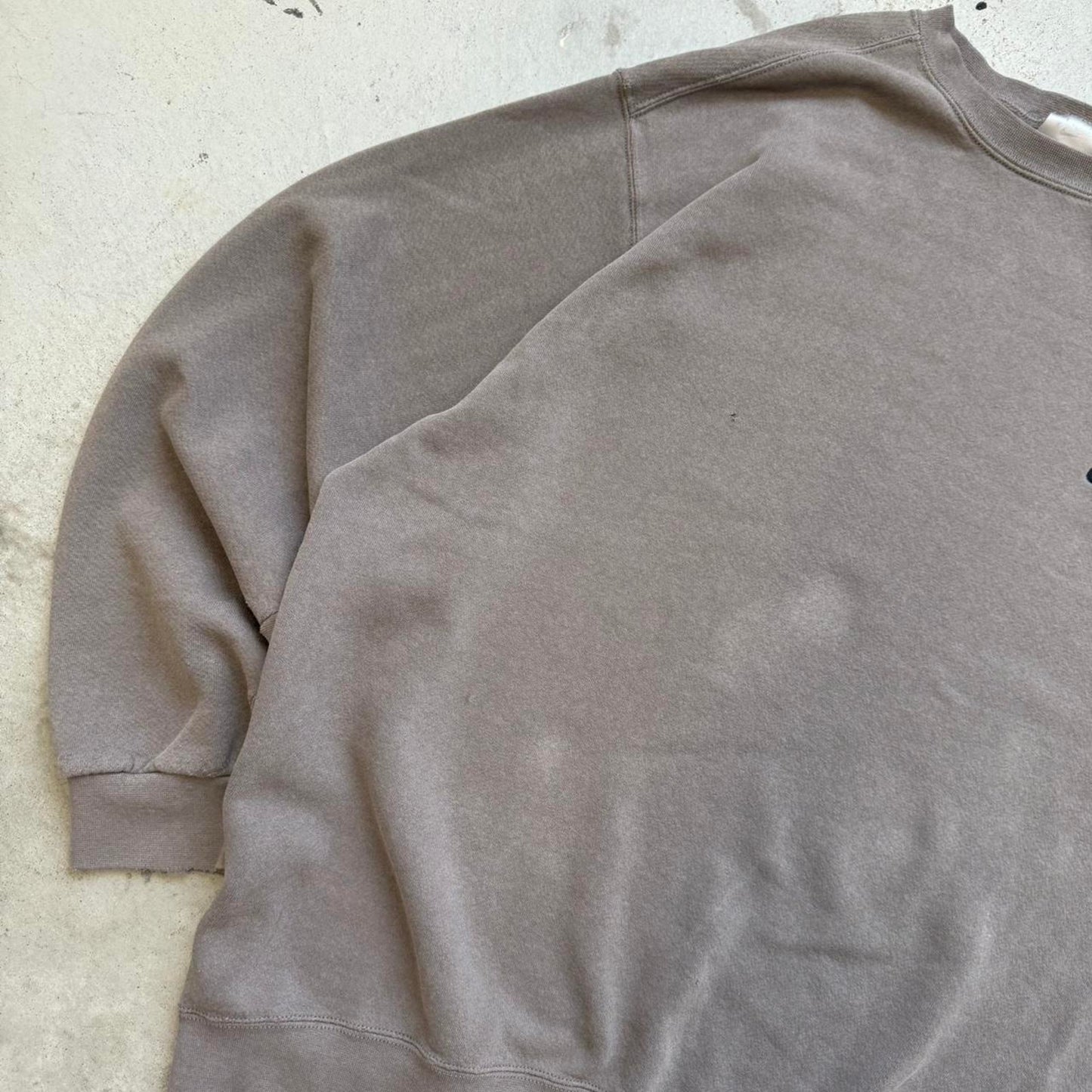 Vintage 90s Nike Side Swoosh Brown Crewneck - XX-Large