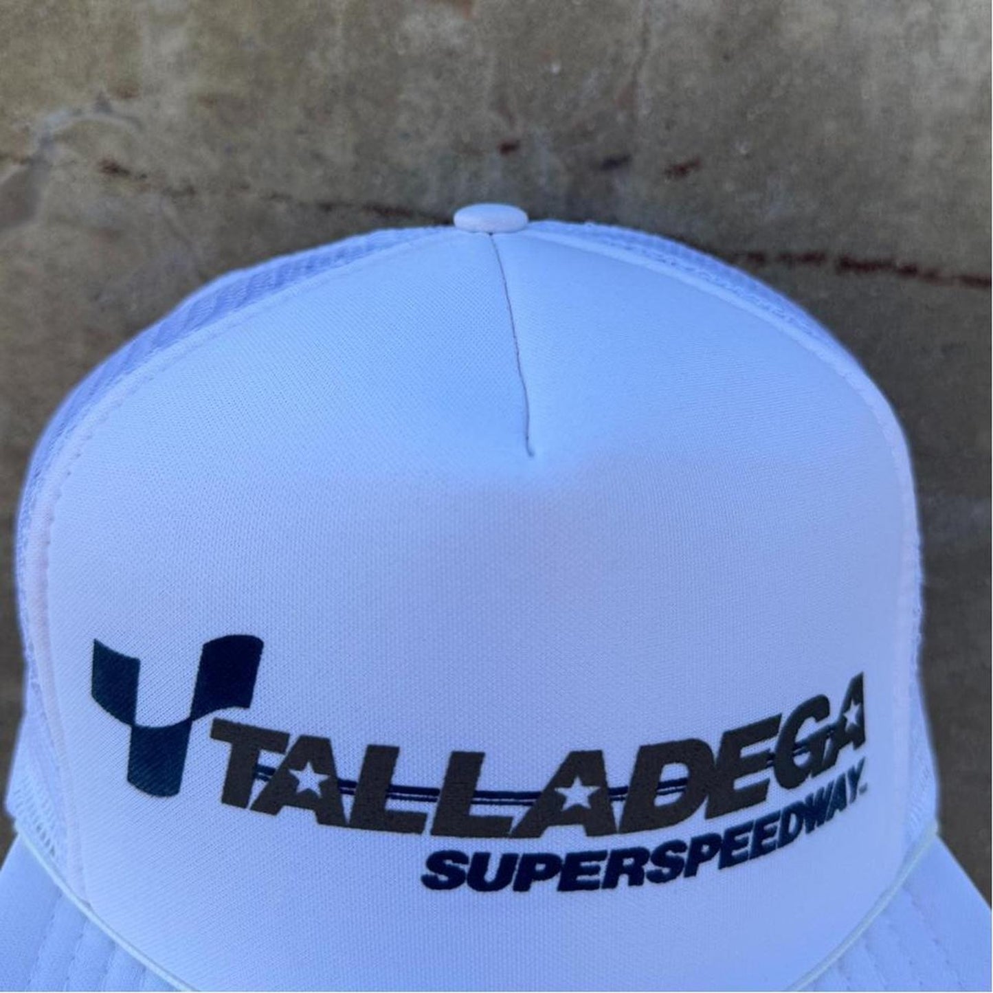 Vintage 90s Talladega Speedway Racing Trucker Cap