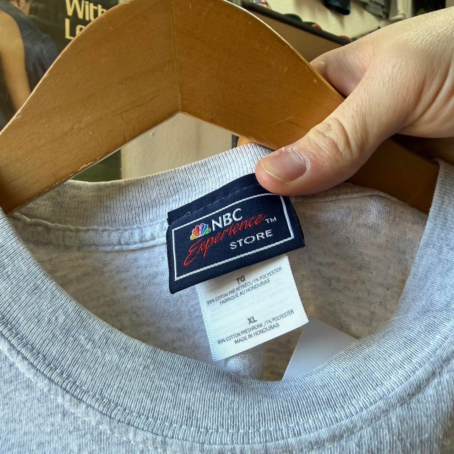 Vintage 90s Kramer Seinfeld God Knows TV Promo T-Shirt - X-Large