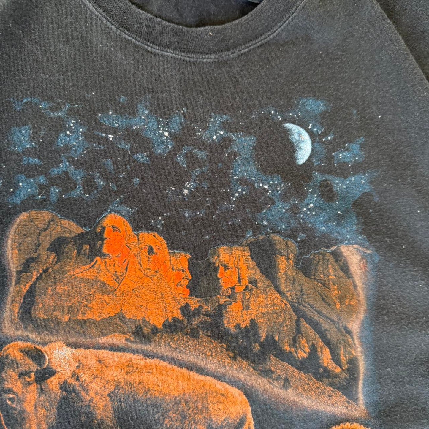 Vintage Y2K Black Hills South Dakota Buffalo Bison T-Shirt - X-Large