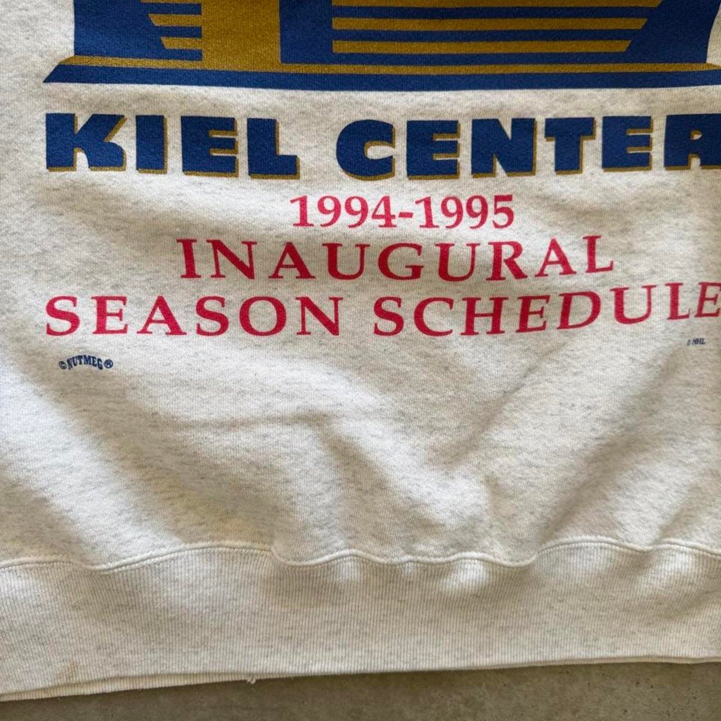Vintage 1994 Saint Louis Blues Inaugural Season NHL Hockey Crewneck - Large