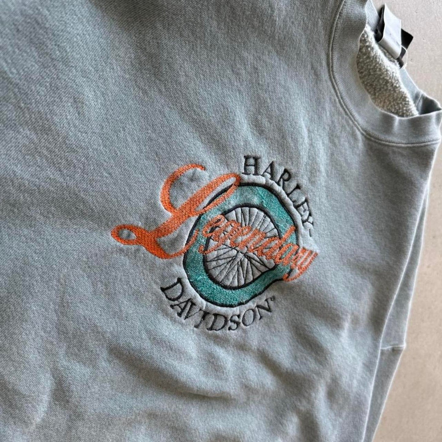 Vintage 90s Harley Davidson Motorcycles Biker Crewneck - X-Large