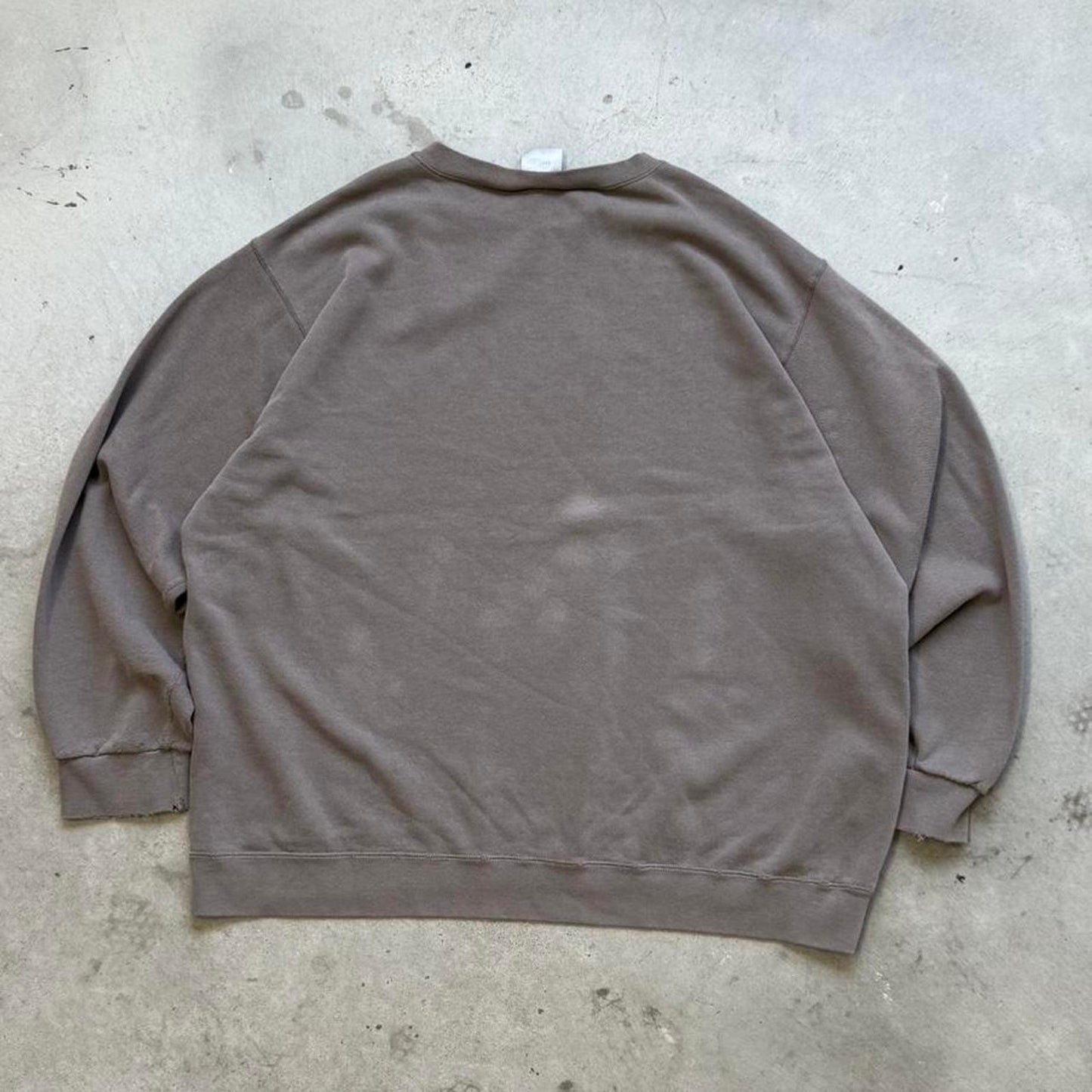 Vintage 90s Nike Side Swoosh Brown Crewneck - XX-Large