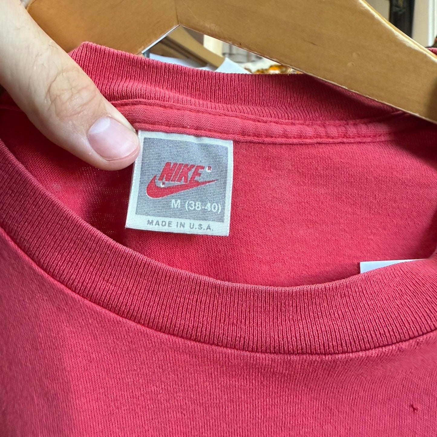 Vintage 90s Nike Swoosh Check Logo T-Shirt