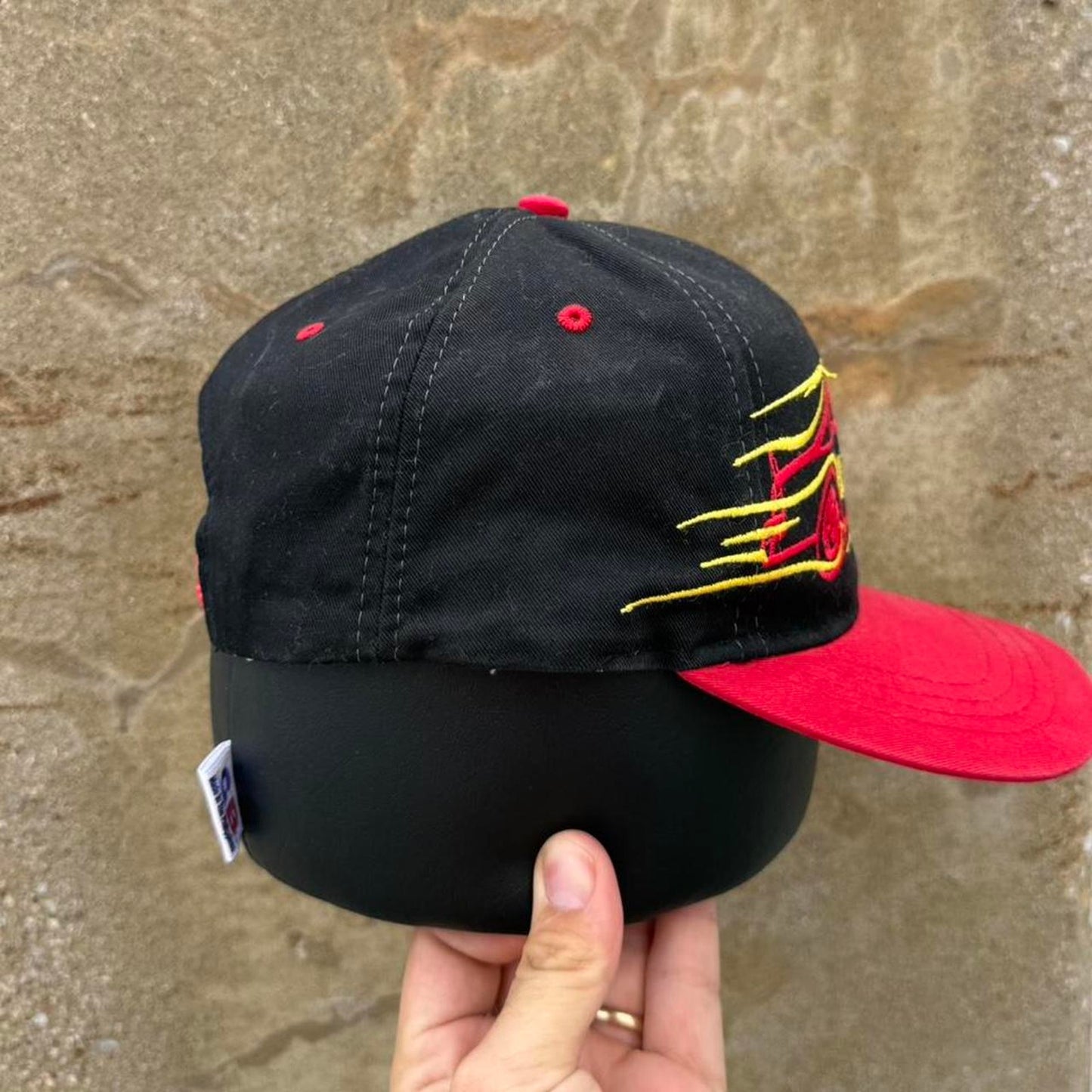 Vintage 90s Nascar Racing Race Car Snapback