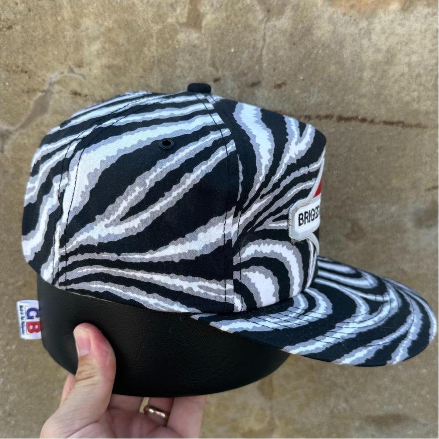 Vintage 90s Briggs & Stratton Zubaz K Products Snapback