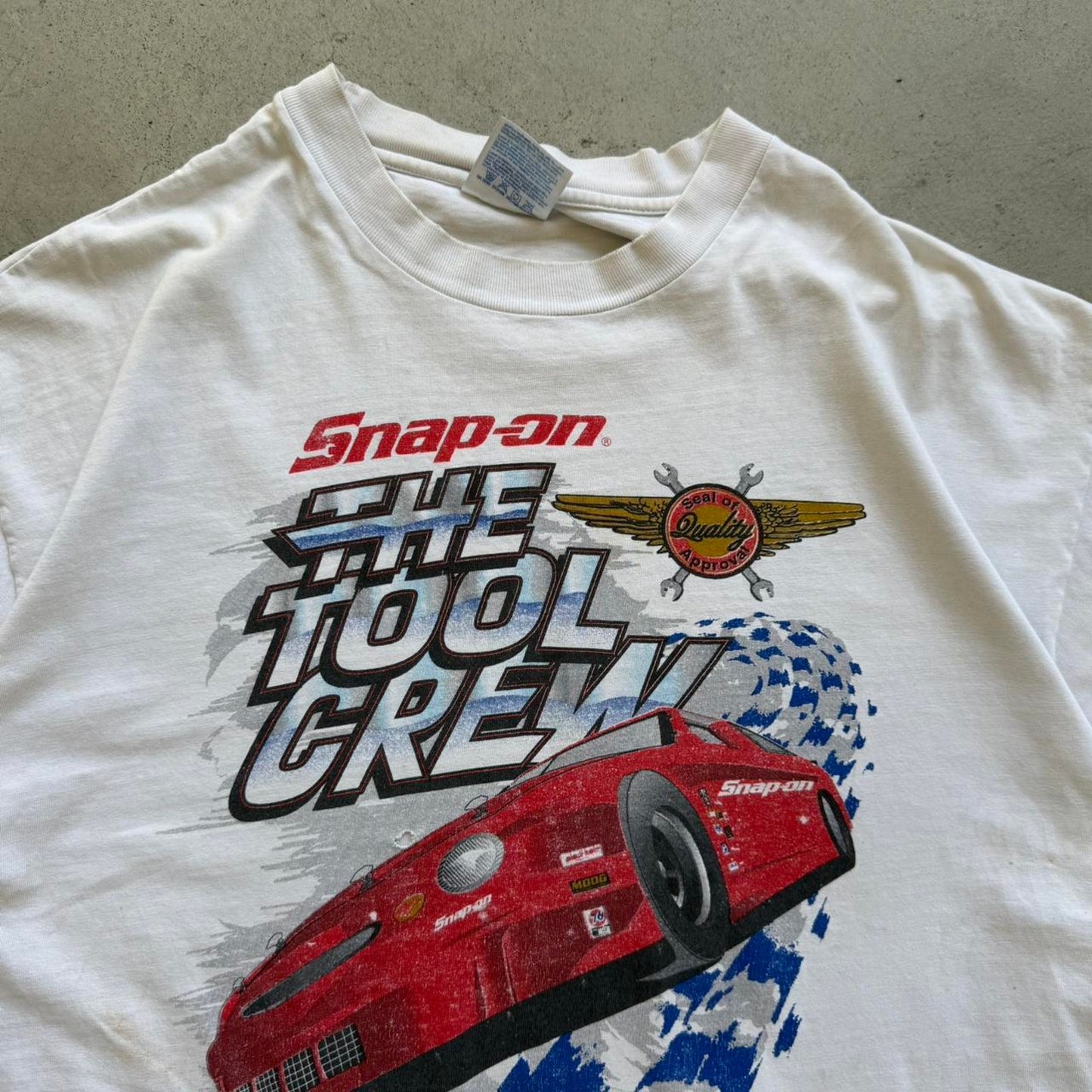 Vintage 90s Snap On The Tool Crew Racing T-Shirt - X-Large