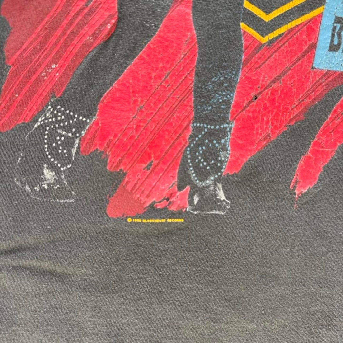 Vintage 90s Joan Jett and the Blackshirts Distressed Band T-Shirt - X-Large