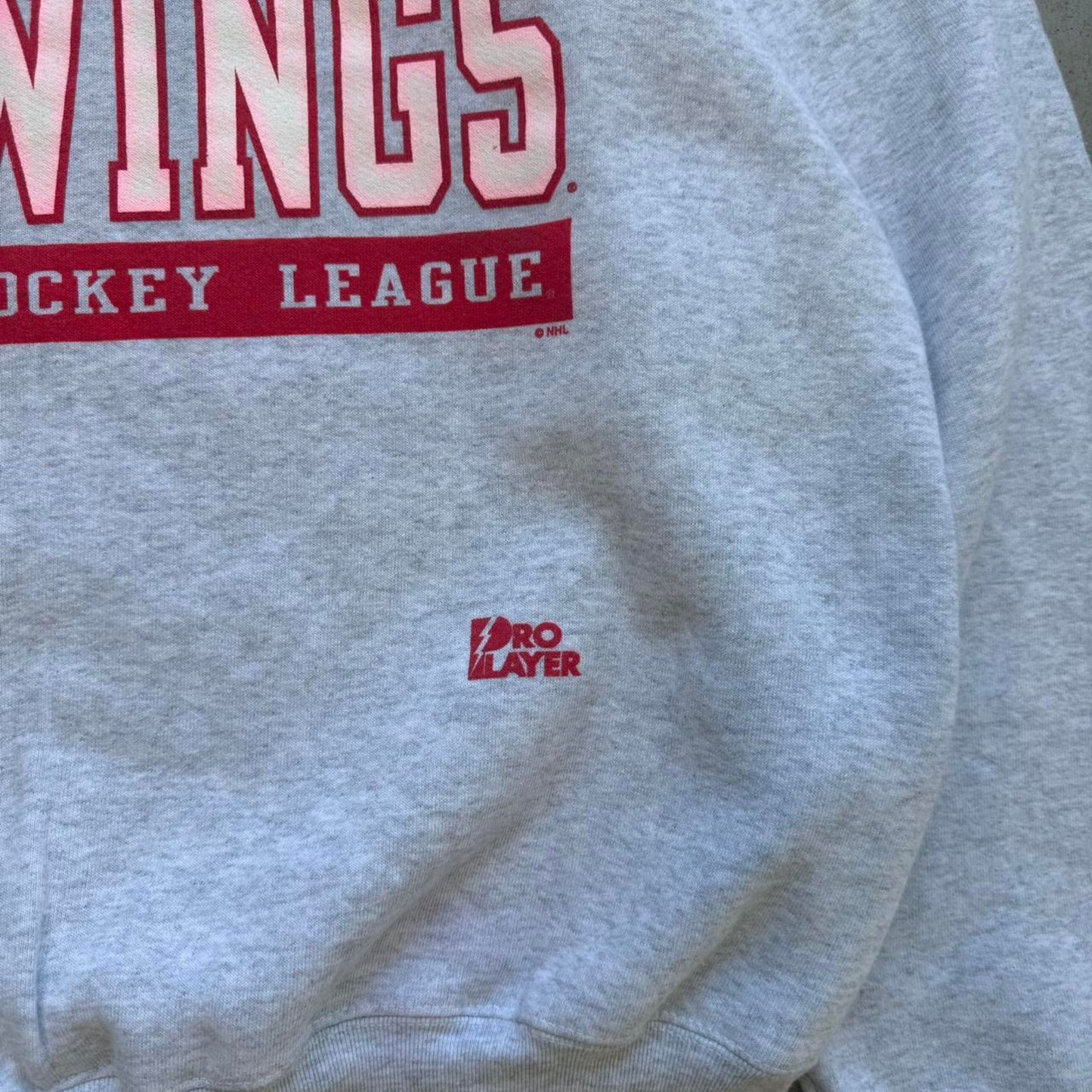 Vintage 90s Detroit Redwings NHL Hockey Crewneck - X-Large