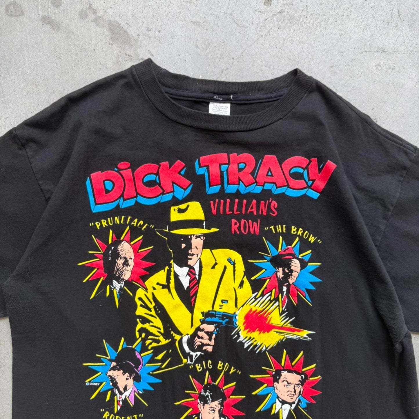 Vintage 90s Disney Dick Tracy Villians Row T-Shirt - Large