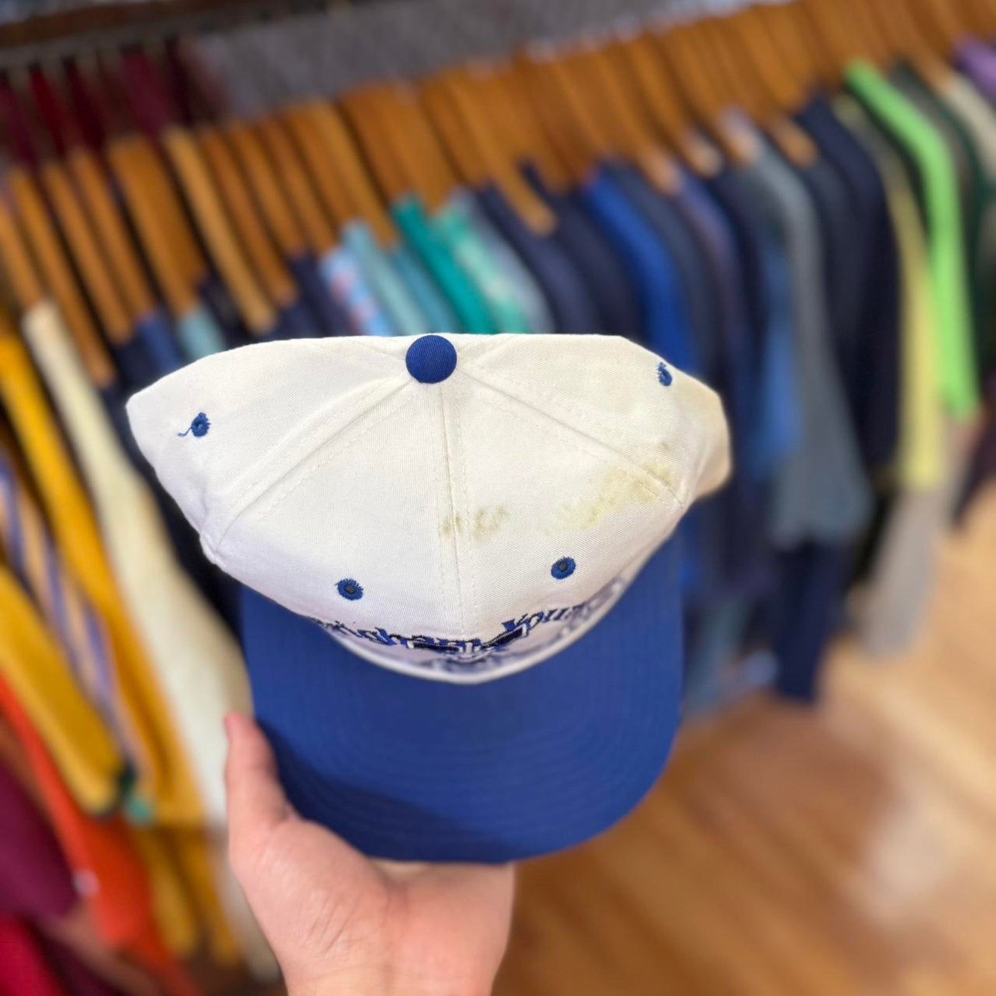 Vintage 90s Brigham Young Cougars 1 Apparel Snapback