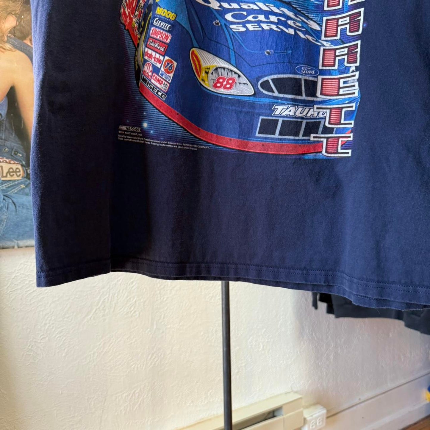 Vintage 90s Dale Earnhardt NASCAR Racing Race Car T-Shirt - Large