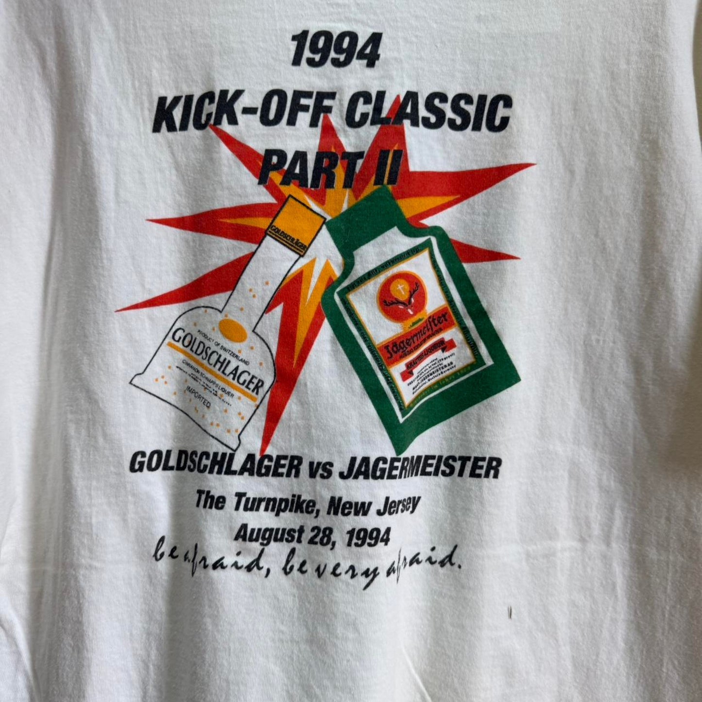 Vintage 1994 Nebraska Huskers West Virginia Drinking T-Shirt