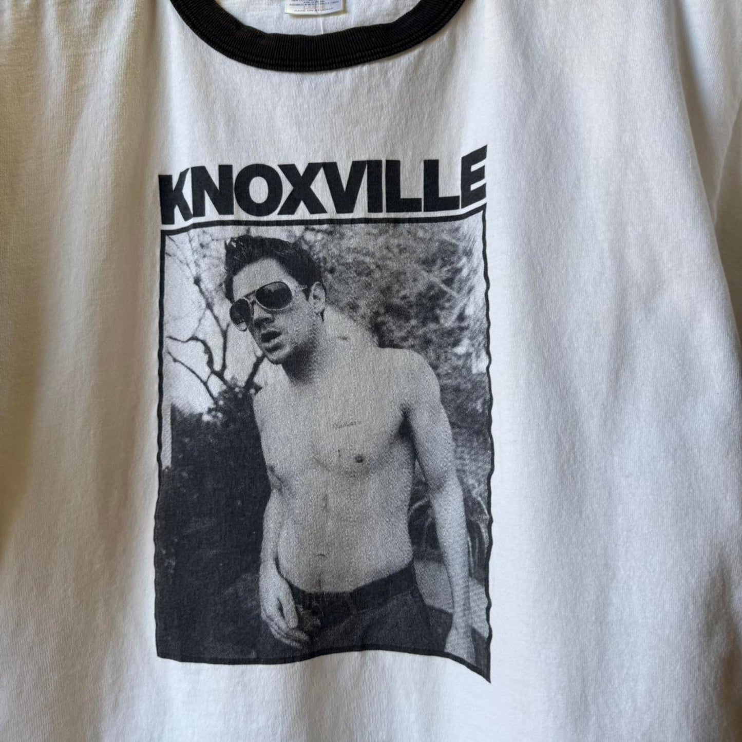 Vintage Johnny Knoxville Jackass Ringer T-Shirt - Large