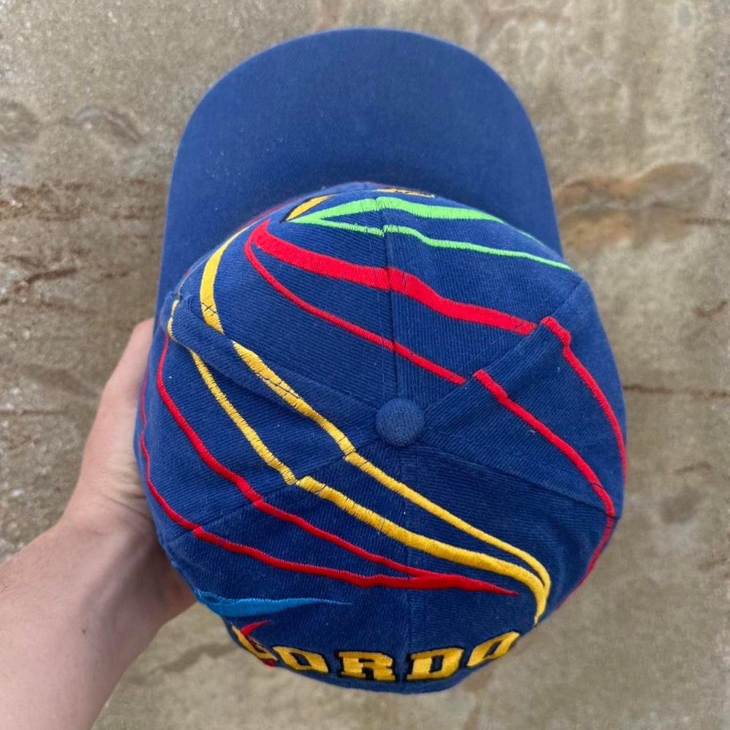 Vintage 90s Jeff Gordon Spiral NASCAR Snapback