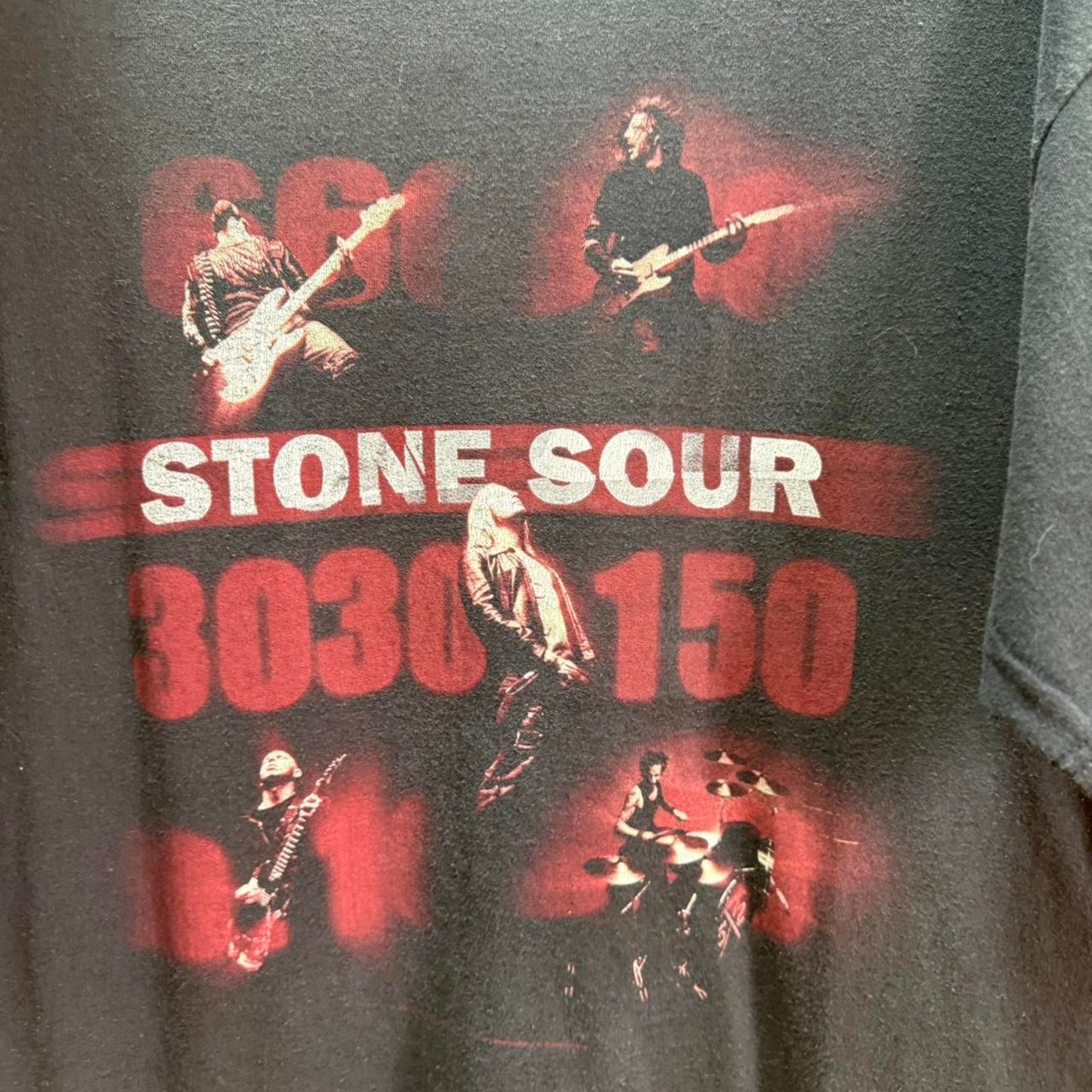 Vintage Y2K Stone Sour 3030 150 Band T-Shirt