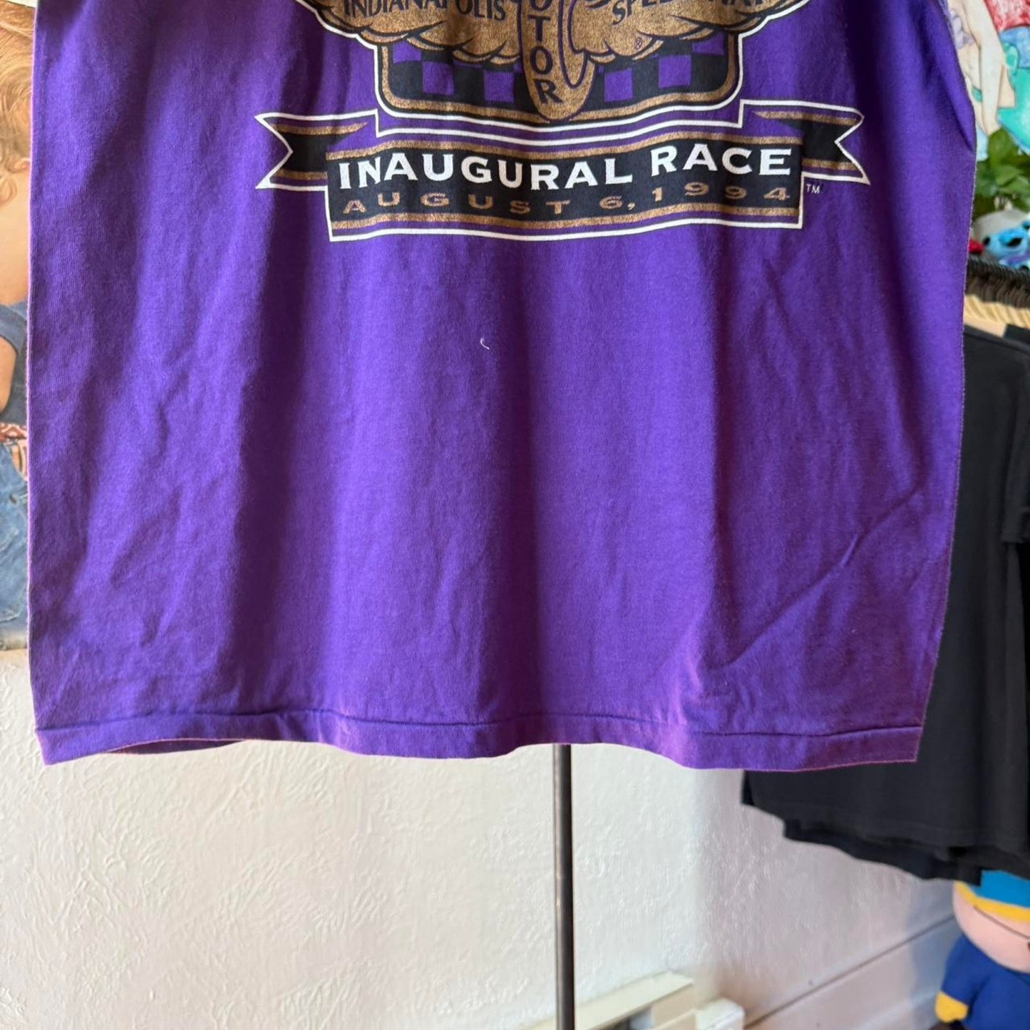 Vintage 90s NASCAR Brickyard 400 Inaugural Race T-Shirt - Large