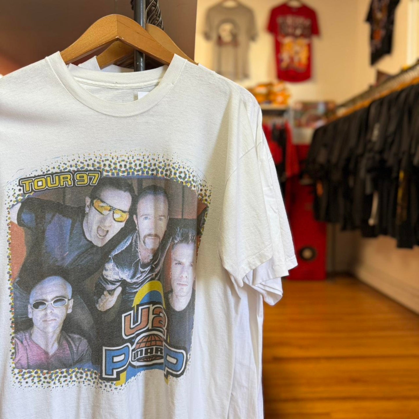 Vintage 90s U2 Pop 1997 Tour Band T-Shirt